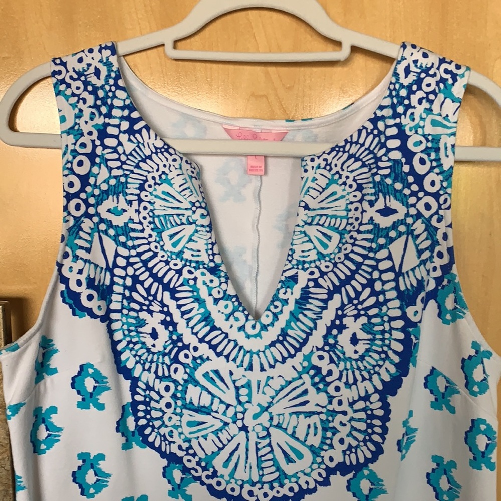 Lilly Pulitzer Vintage Dobby Shift EUC - Picture 2 of 5